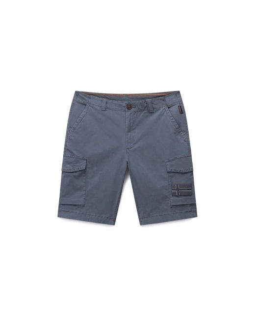 Short N-HORTON NP0A4HOS-G1Y1 STORMY WEAT Napapijri pour homme en coloris Blue