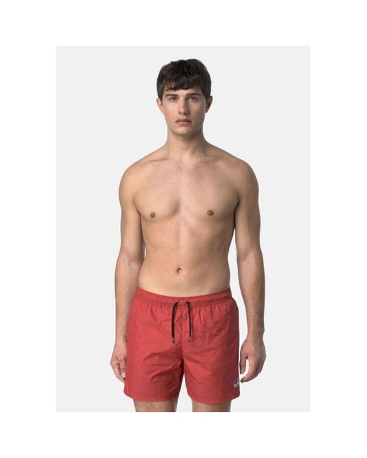Maillots de bain LE VRAI OLIVIER K-Way pour homme en coloris Red