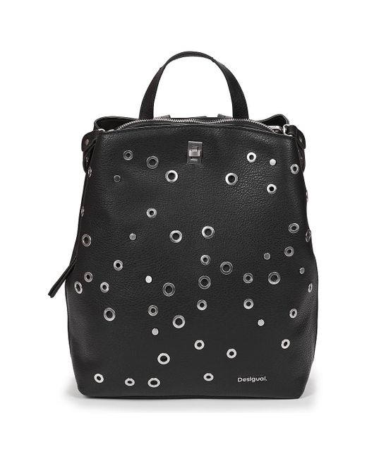 Zaini Rebel Backpack Sumy di Desigual in Black