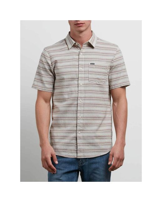 Chemise Mens Sable SS Shirt CLY Volcom pour homme en coloris Gray