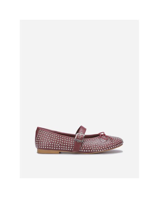 Ballerines 73879_P174341 La Modeuse en coloris Purple