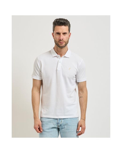 Polo Polo Homme Settemezzo À 2 Boutons SETTE/MEZZO pour homme en coloris White