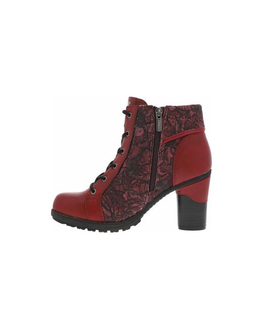 Bottines 24337CHAH25 Mustang en coloris Red