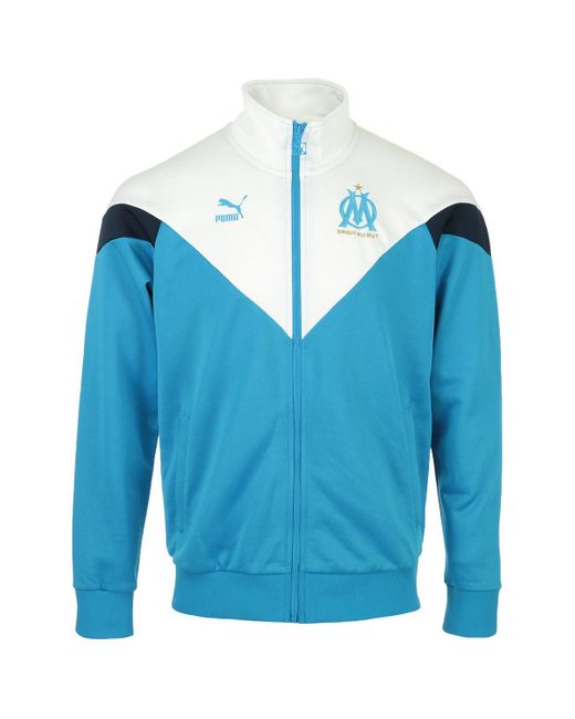 Veste OM Iconic MCS Track Jacket PUMA pour homme en coloris Bleu | Lyst