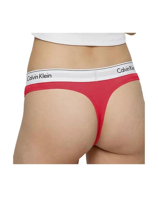 Strings X2 Strings Calvin Klein en coloris Red