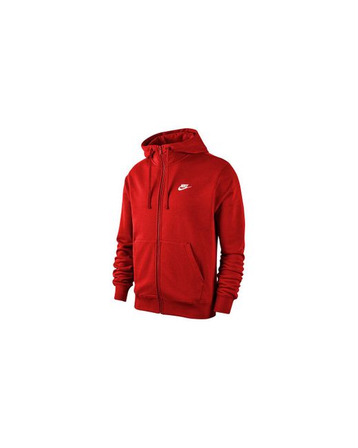 Hoodie nike rouge homme hot sale