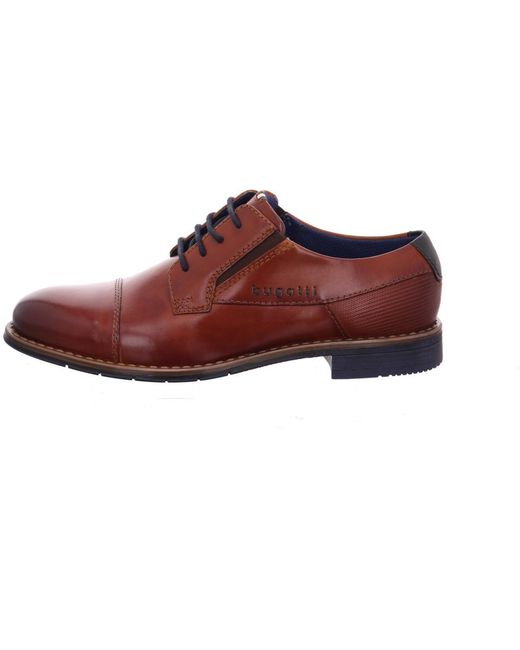 Derbies Bugatti pour homme en coloris Red