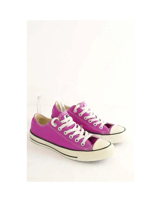 Baskets Basses Baskets Violettes Converse en coloris Pink