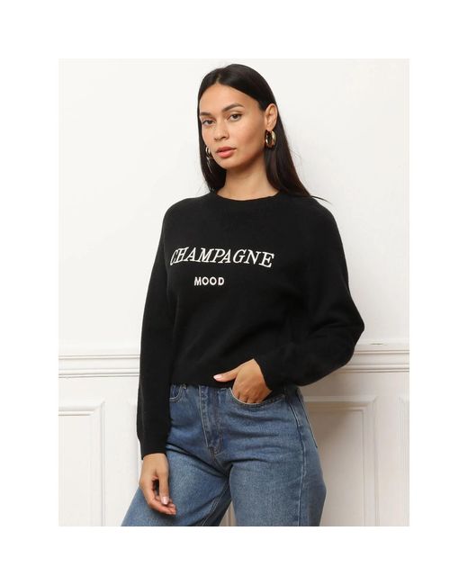 Pull Pulls pour - Noir La Modeuse en coloris Black
