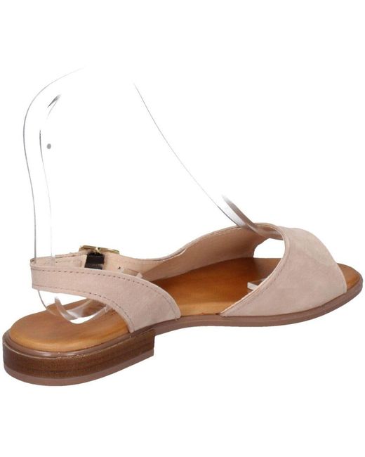 Sandales plates Talea en coloris Pink