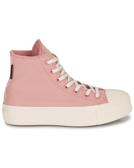 Converse Pink Turnschuhe Chuck Taylor All Star Lift Platform Counter Climate