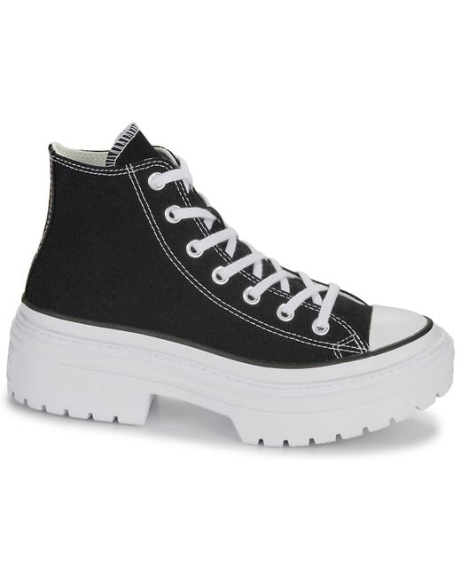 Baskets montantes CHUCK TAYLOR ALL STAR LUGGED HEEL PLATFORM Converse en coloris Black