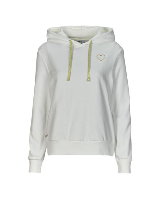 ONLY Capuchon Sweaters Onlnoli in het Gray