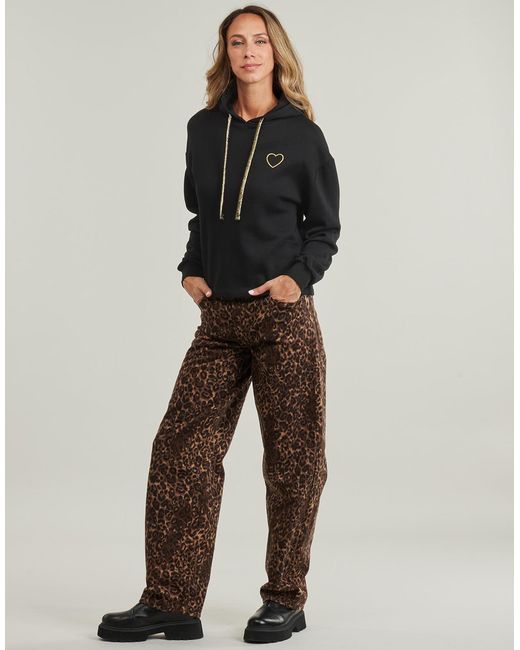 Pieces Capuchon Sweaters Pcchilli in het Black