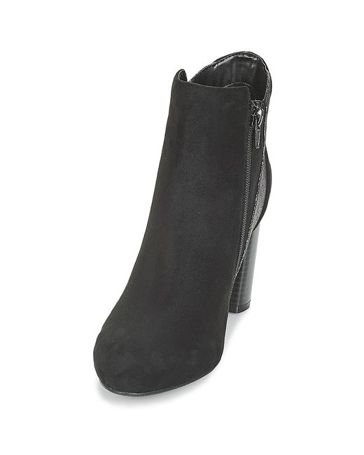 Moony Mood Enkellaarzen Jerda in het Black