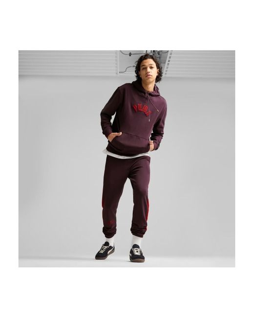 Sweat-shirt CLASSICS PLAY PARIS HOODIE PUMA pour homme en coloris Purple