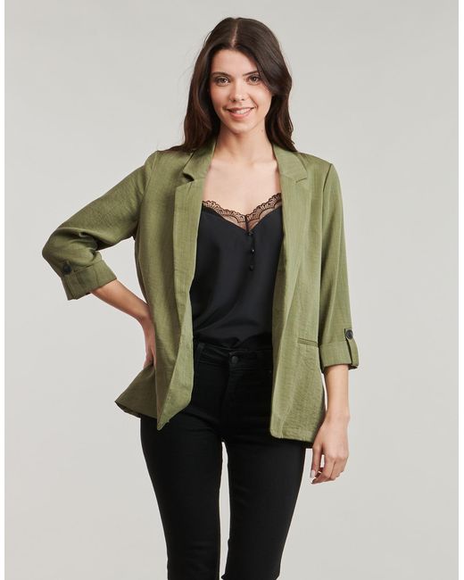 Veste Onlmarsa ONLY en coloris Green