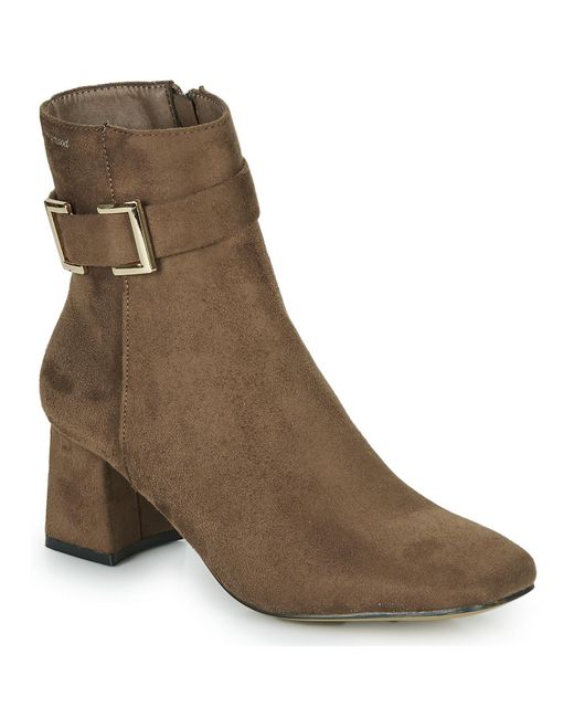 Moony Mood Enkellaarzen New4 in het Brown