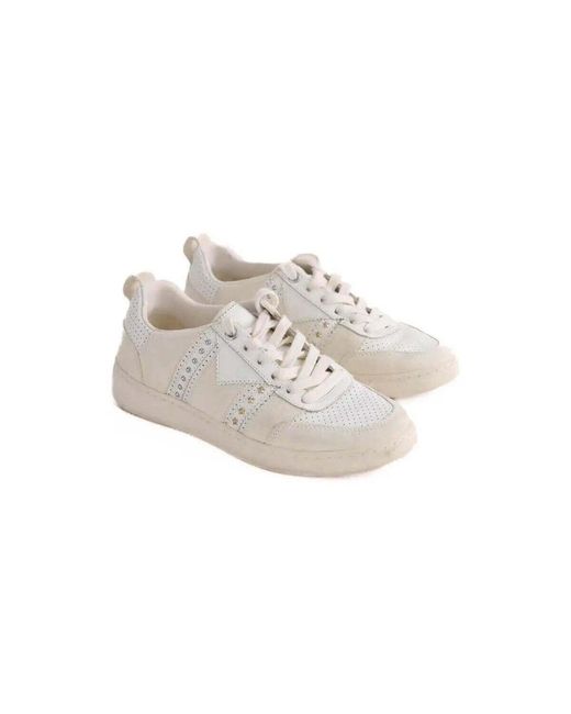 Baskets Basses Baskets Blanches Maje en coloris White