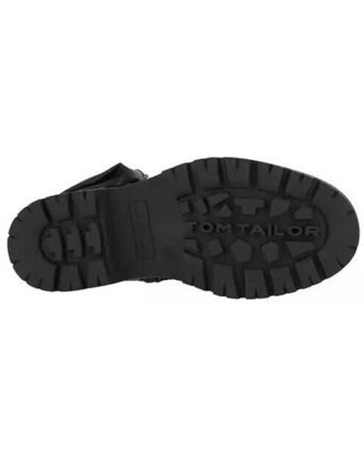 Bottines Bottines Tom Tailor en coloris Black