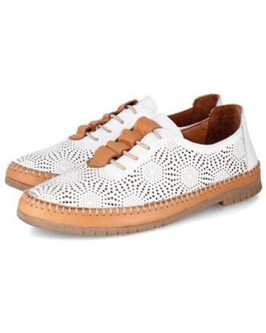 Derbies maffliers Coco   Abricot en coloris White