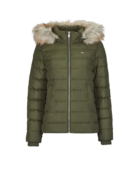 Tommy Hilfiger Green Daunenjacken Tjw Basic Hooded Down Jacket Ext