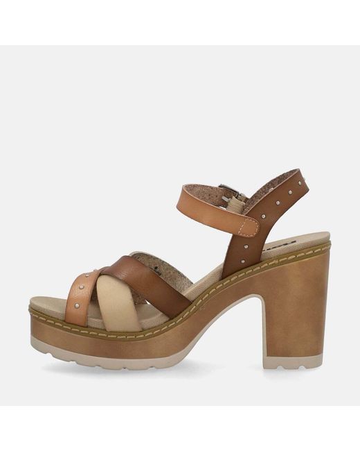 Espadrilles SANDALO TACCO Refresh en coloris Metallic