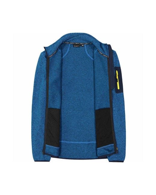 Polaire MAN JACKET CMP pour homme en coloris Blue