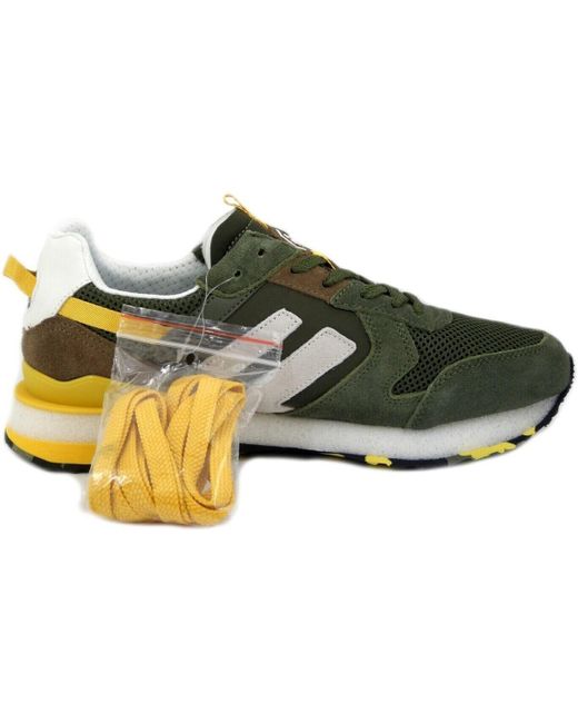 Baskets Chaussures, Sneakers, Cuir et Tissu - 9005001 Lumberjack pour homme en coloris Green