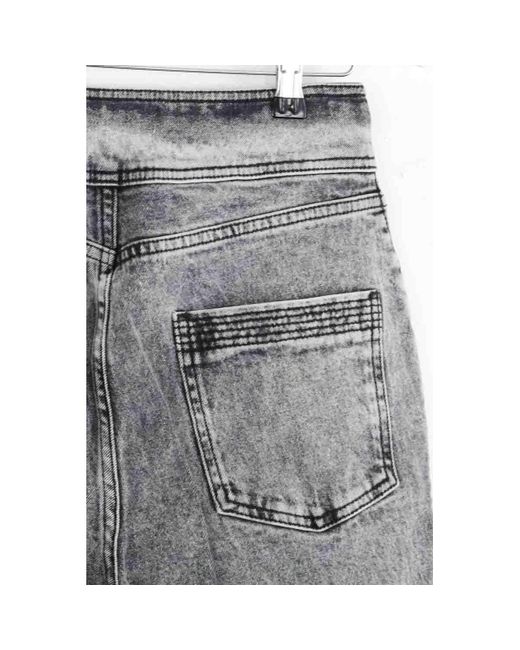 Jeans Jean en coton gris Ba&sh en coloris Gray