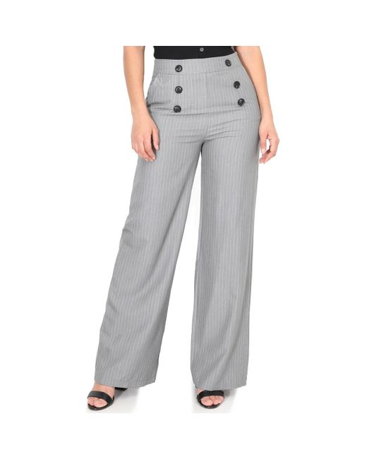 La Modeuse Broek 70671_P165232 in het Gray