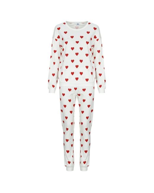 Pigiami Camicie Da Notte Toxa di Petit Bateau in White