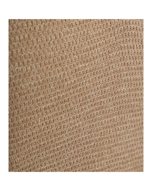 Sweatshirts Pull Half Zip Beige Structure Suitable pour homme en coloris Brown