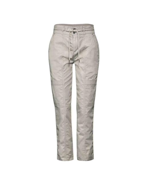 Pantalon 164221VTPE24 Street One en coloris Gray