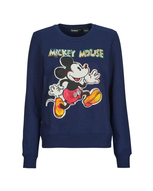 Desigual Sweaters Avery Mickey in het Blue