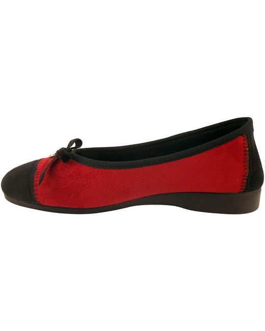 Chaussons Domi 2 Semelflex en coloris Red