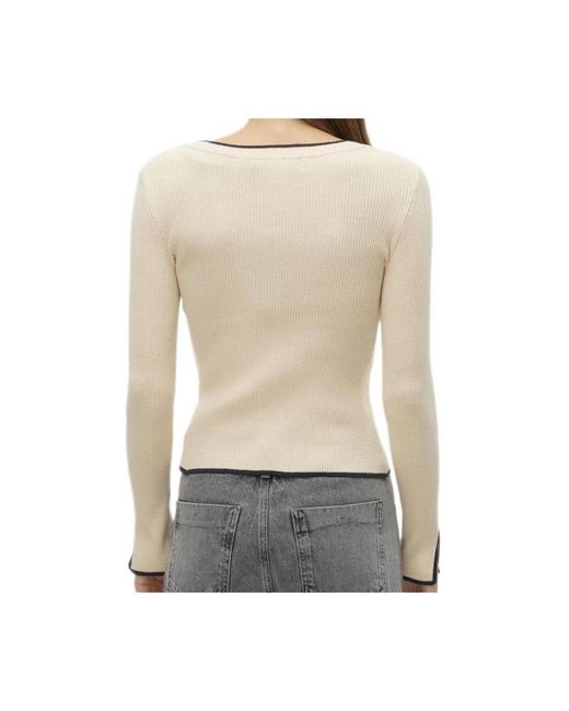 Pull Joan Vero Moda en coloris Natural