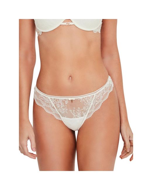 Culottes & Slips String Manuela Mariage Selmark en coloris White