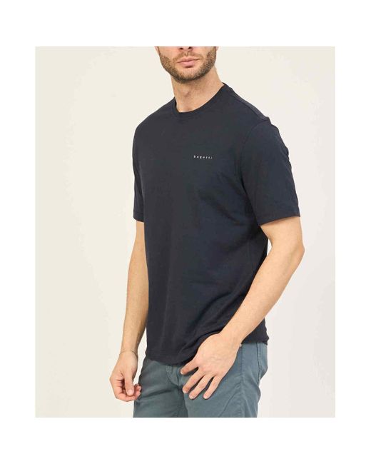T-shirt T-shirt en coton avec logo Bugatti pour homme en coloris Blue