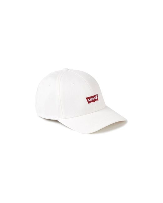 Casquette Mid Batwing Flexfit Levi's en coloris White