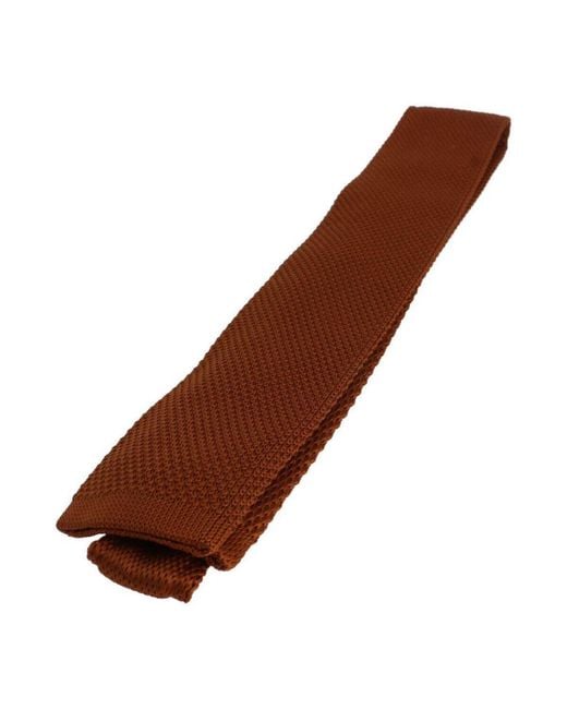 Cravates et accessoires Cravate tricot ARCOBALENO Clj Charles Le Jeune pour homme en coloris Brown