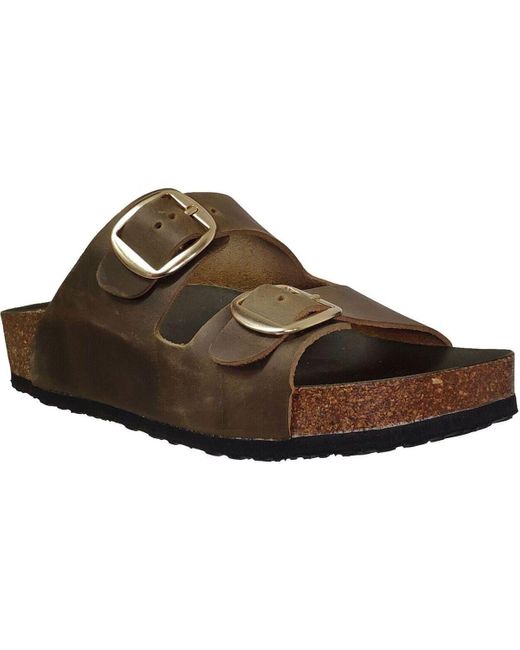 Plakton Slippers Cp Beta Mic Square in het Brown