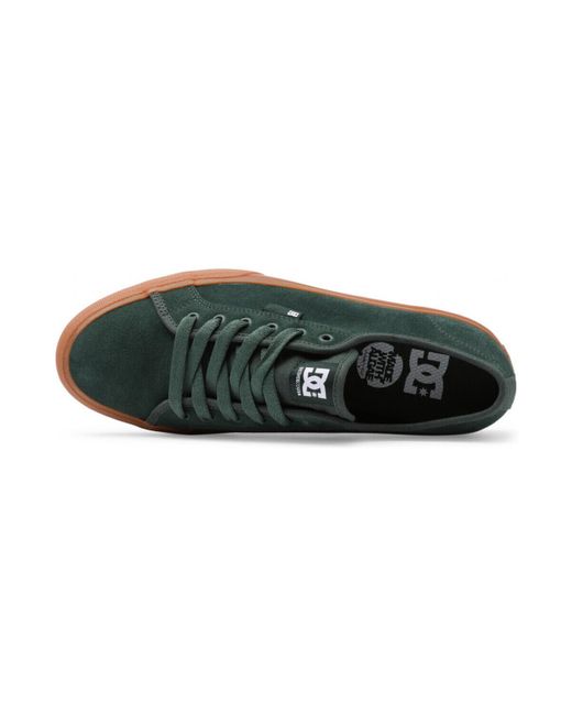 Chaussures de Skate MANUAL LE forest green DC Shoes