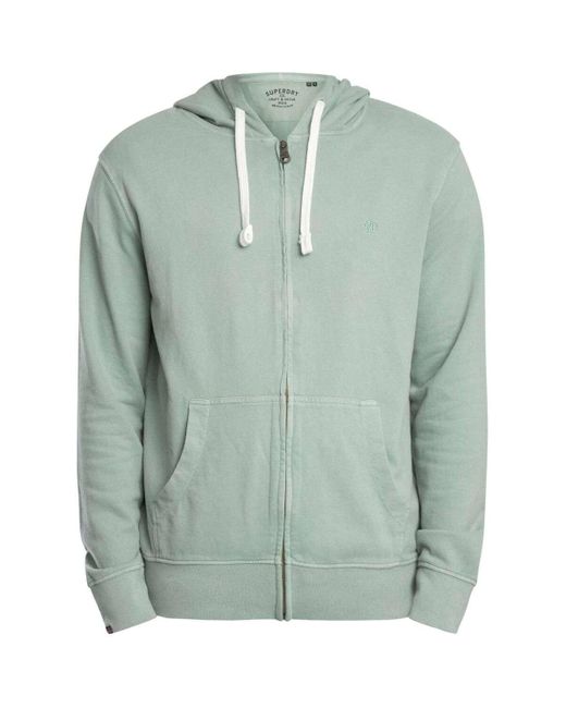 Sweat-shirt Sweat à capuche zippé classique essentiel Superdry pour homme en coloris Green
