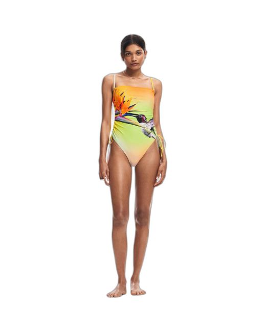 Maillots de bain Maillot de bain 1 pièce Colibrí One P. Desigual en coloris Yellow