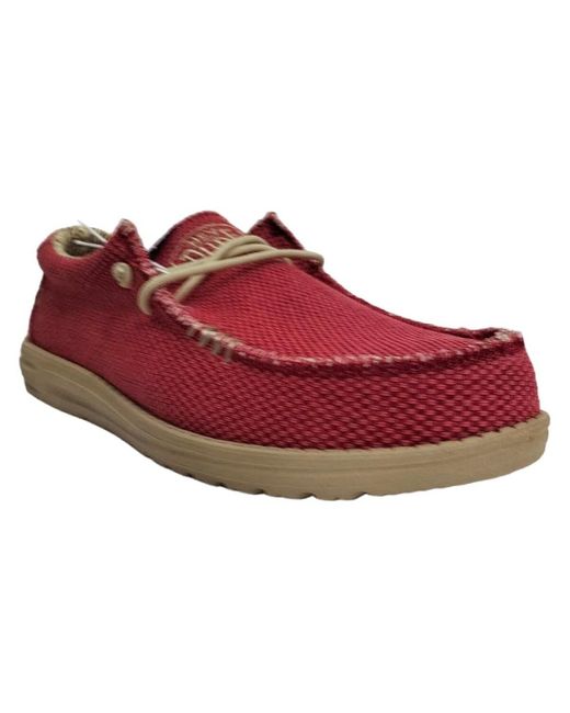 Ville basse wallybraided-rosso HeyDude pour homme en coloris Red