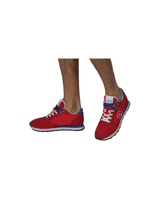 Baskets basses SNEAKERS BOBBY Waxx en coloris Red