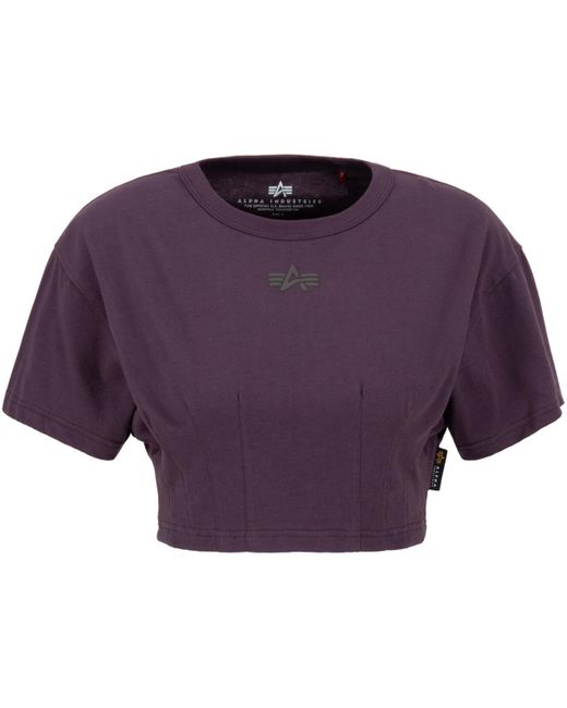 T-shirt Waisted T Women - Plum Alpha Industries en coloris Purple