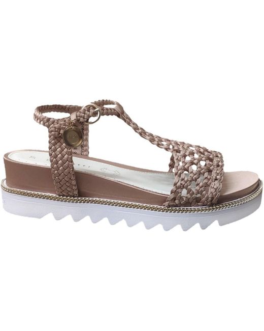 Bugatti Platform Sandals Women 431881805500-1590 Grey | shoesyouwant