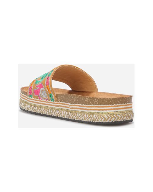 La Modeuse Teenslippers 70380_P164552 in het Pink